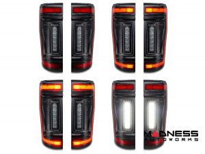 Ford Super Duty Tail Lights - Flush Mount - Oracle - LED - Red
